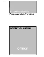 Omron NT15S Operation Manual предпросмотр