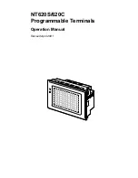 Preview for 2 page of Omron NT620C Operation Manual