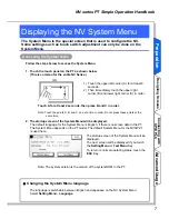 Предварительный просмотр 7 страницы Omron NV3Q-MR21 Operation Handbook