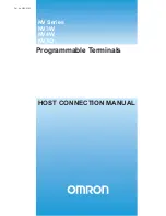 Preview for 1 page of Omron NV3Q Series Connection Manual