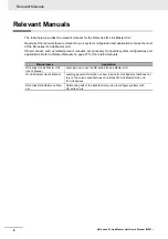 Предварительный просмотр 8 страницы Omron NX-ILM400 User Manual