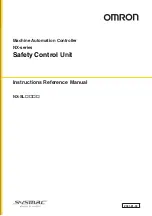 Предварительный просмотр 1 страницы Omron NX-SL series Instruction & Reference Manual