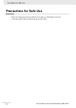 Предварительный просмотр 16 страницы Omron NX-SL series Instruction & Reference Manual