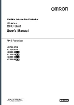 Preview for 1 page of Omron NX102-10 Series User Manual