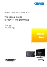 Preview for 1 page of Omron NX1P Programming Manual