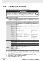 Preview for 110 page of Omron NYP - 1 Series Hardware User Manual