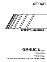 Preview for 2 page of Omron OMNUC 88D-UP20HA User Manual