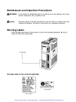 Preview for 8 page of Omron OMNUC R88D-UEP04V User Manual