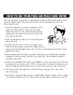 Preview for 4 page of Omron Peak-Air PF9940 Instruction Manual