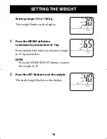 Preview for 14 page of Omron Pedometer with Download Capability HJ-720ITCAN Instruction Manual