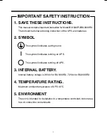 Preview for 3 page of Omron POWLI BU100XR2 Instruction Manual