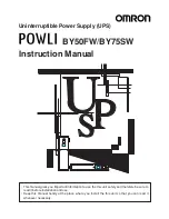 Omron POWLI BY50FW Instruction Manual предпросмотр