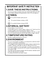 Preview for 3 page of Omron POWLI BY50FW Instruction Manual