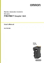 Preview for 1 page of Omron PROFINET NX-PNC202 User Manual