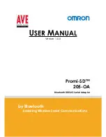 Omron Promi-SD 205-OA User Manual preview