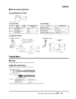 Предварительный просмотр 3 страницы Omron PYF S Datasheet