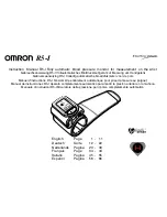 Preview for 1 page of Omron R5-I Instruction Manual