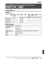 Предварительный просмотр 11 страницы Omron R87FT - Datasheet