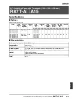 Preview for 21 page of Omron R87FT - Datasheet