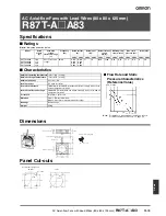 Предварительный просмотр 25 страницы Omron R87FT - Datasheet