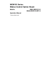 Предварительный просмотр 2 страницы Omron R88A-MCW151-DRT-E Operation Manual