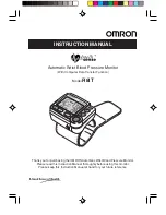 Preview for 1 page of Omron R8IT Instruction Manual