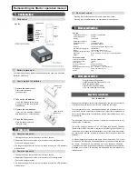 Preview for 1 page of Omron RJ333N-A Operation Manual