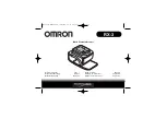 Omron RX-3 Instruction Manual предпросмотр