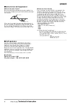 Preview for 8 page of Omron S82J Series Technical Information