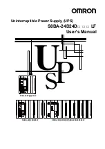 Preview for 1 page of Omron S8BA-24D24D120LF User Manual