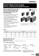 Omron S8FS-G Series Manual предпросмотр