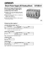 Предварительный просмотр 1 страницы Omron S8T-DCBU-01 Manual