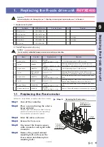 Preview for 125 page of Omron SCARA R6Y XE Series Maintenance Manual