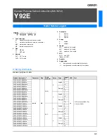 Предварительный просмотр 3 страницы Omron SENSOR ACCESSORIES Datasheet