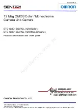 Preview for 1 page of Omron Sentech STC-CMB120APCL Series Product Specifications And User'S Manual