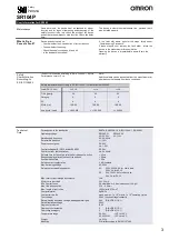 Preview for 3 page of Omron SR104P User Information