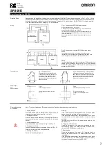 Preview for 2 page of Omron SR105E User Information