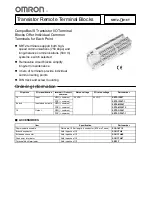 Preview for 1 page of Omron SRT2-PD16T Manual