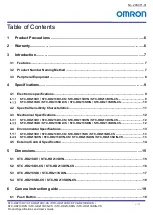 Preview for 2 page of Omron STC-HD213 Series Product Specifications And User'S Manual