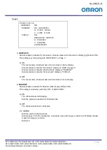 Preview for 27 page of Omron STC-HD213 Series Product Specifications And User'S Manual