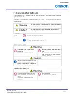 Preview for 4 page of Omron STC-HD853HDMI Product Specifications And User'S Manual