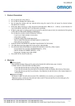 Preview for 8 page of Omron STC-MBCM200U3V Product Specifications And User'S Manual