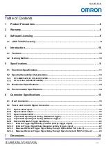 Предварительный просмотр 2 страницы Omron STC-MBE132POE Product Specifications And User'S Manual