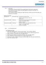 Preview for 40 page of Omron STC-MBE132POE Product Specifications And User'S Manual