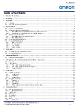 Preview for 2 page of Omron STC-MBE132U3V Product Specifications And User'S Manual