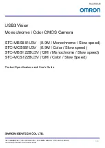 Предварительный просмотр 1 страницы Omron STC-MBS122BU3V Product Specifications And User'S Manual