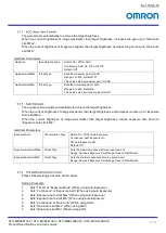 Preview for 42 page of Omron STC-MBS122BU3V Product Specifications And User'S Manual