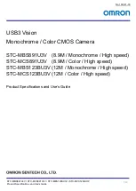 Preview for 1 page of Omron STC-MBS123BU3V Product Specifications And User'S Manual