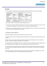 Preview for 15 page of Omron STC-MBS123BU3V Product Specifications And User'S Manual