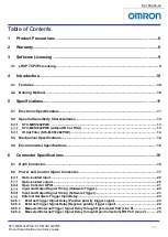 Предварительный просмотр 2 страницы Omron STC-MBS1242POE Product Specifications And User'S Manual